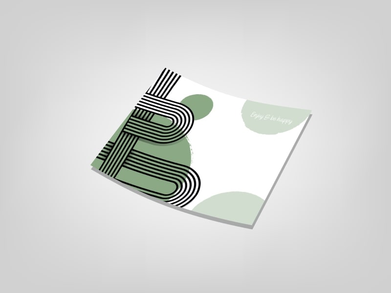 چاپ زیر بشقابی(زیر سینی) تحریر 80 گرم دو رنگ