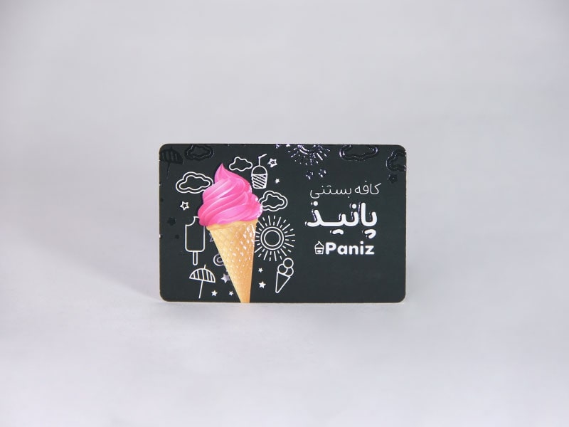 چاپ کارت ویزیت فانتزی سلفون مات مخملی دورو دورگرد موضعی